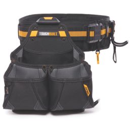 Toughbuilt ClipTech 3-Piece Pro Framer Tool Belt Set 32-48" Black