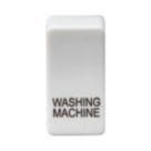 Knightsbridge 'WASHING MACHINE' Switch Cover White