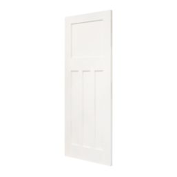 Primed White Wooden 4-Panel Shaker Internal Edwardian-Style Door 1981mm x 610mm