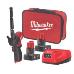 Milwaukee M12FBFL13-402B FUEL 0.51" 12V 2 x 4.0Ah Li-Ion RedLithium Brushless Cordless 13mm Band File