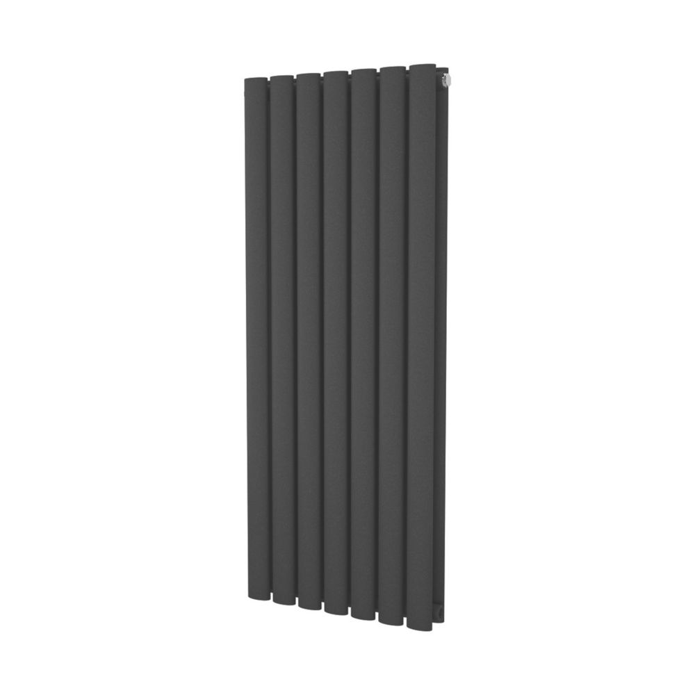Ximax 1000mm x 410mm 2495BTU Anthracite Vertical Designer Radiator