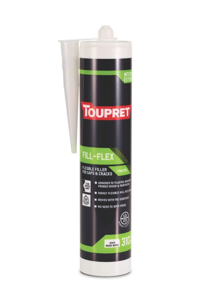 Toupret Fill-Flex Ready-To-Use Flexible Filler White 310ml