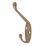 Smith & Locke Hat & Coat Hook Satin Nickel 90mm