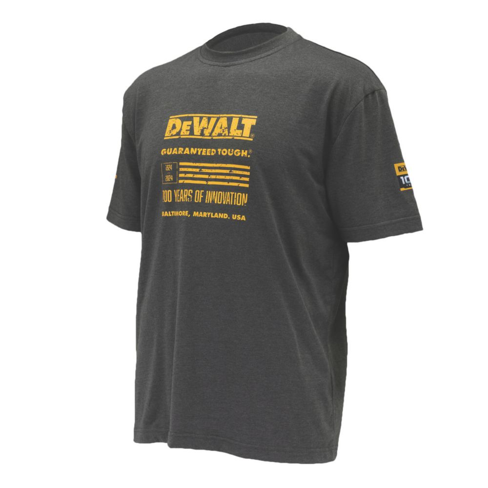 T-shirt Dewalt Cadeau Bricolage Russel Heavy Cotton Taille Regular - Neuf Avec étiquettes - Multicolore Logo