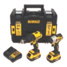 DEWALT DCK2063P2T-SFGB 18V 2 x 5.0Ah Li-Ion XR Brushless Cordless Twin Pack