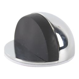 Smith & Locke Half Round Door Stops 43 x 26mm Polished Chrome 3 Pack