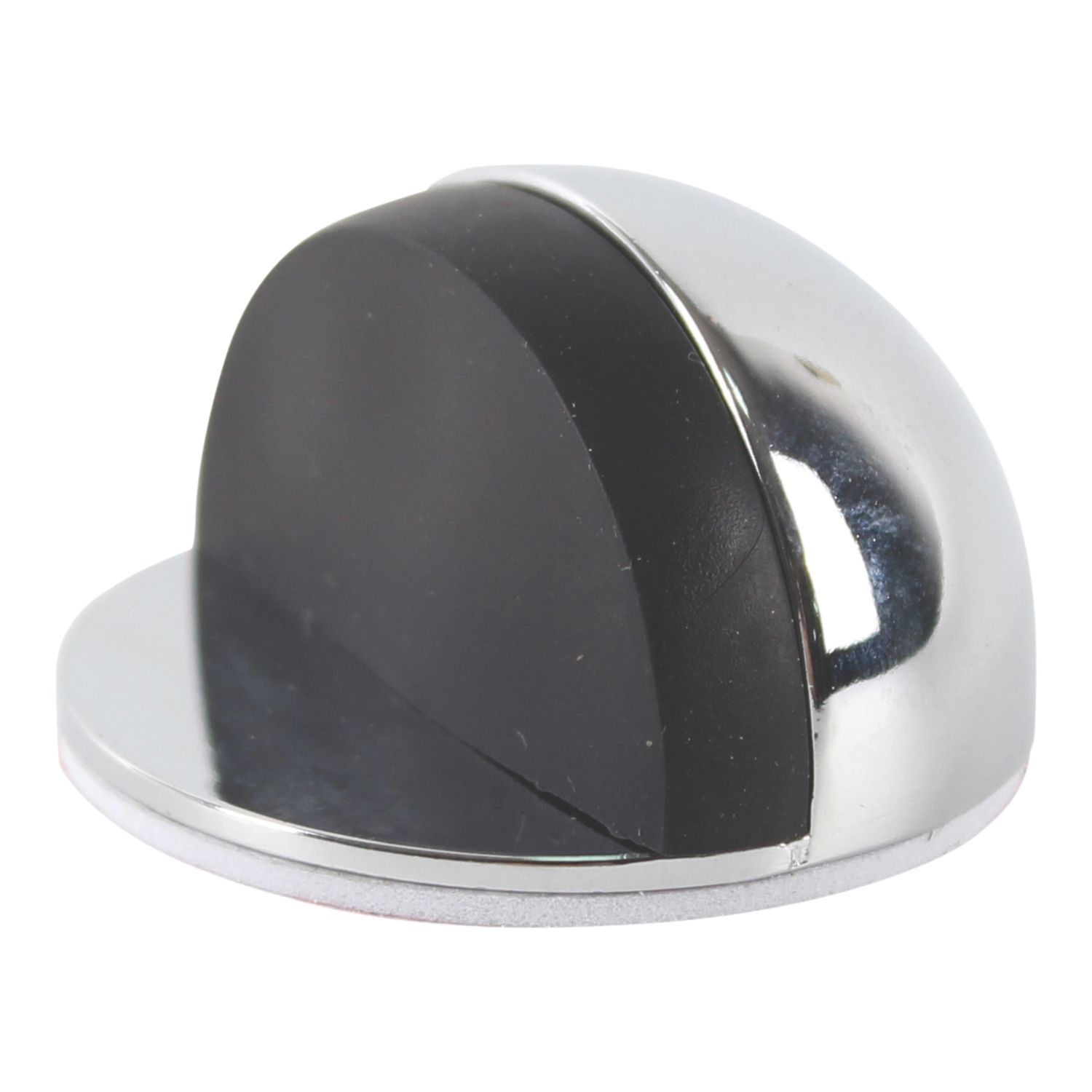 Smith & Locke Half Round Door Stops 43 x 26mm Polished Chrome 3 Pack (346TE)