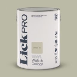 LickPro  5Ltr Green 01 Vinyl Matt Emulsion  Paint