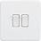 Knightsbridge  10AX 2-Gang 2-Way Light Switch  Matt White