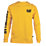 CAT Trademark Banner Long Sleeve T-Shirt Yellow X Large 46-48" Chest