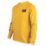 CAT Trademark Banner Long Sleeve T-Shirt Yellow X Large 46-48" Chest