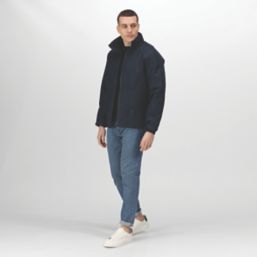 Regatta Hudson Waterproof Insulated Jacket Navy Small Size 37.5" Chest