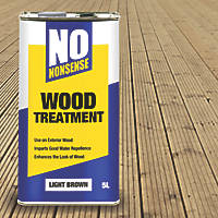No Nonsense Wood Treatment Light Brown 5Ltr