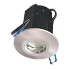 Robus Triumph Activate Fixed  Fire Rated LED Downlight Brushed Chrome 8W 670lm