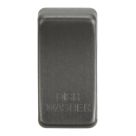Knightsbridge 'DISHWASHER' Switch Cover Smoked Bronze