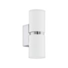 Eglo Passa  LED Wall Light Chrome/White 3W 250lm