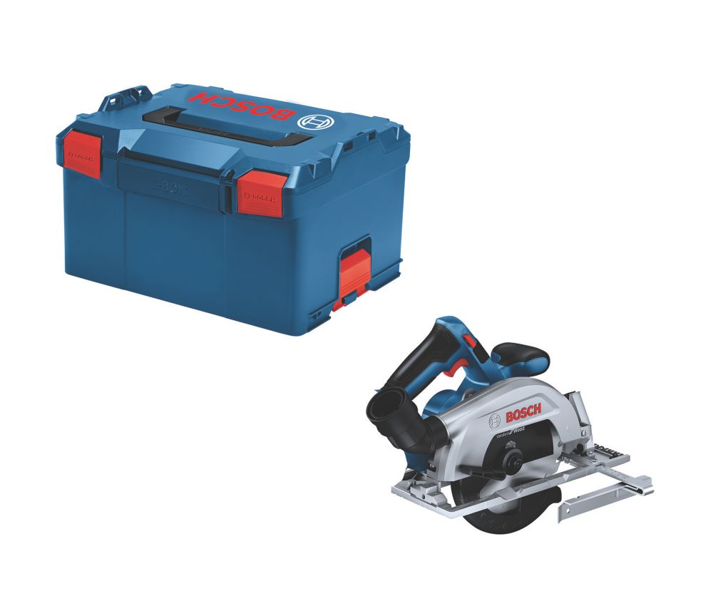Bosch GKS 18V 57-2 165mm 18V Li-Ion Coolpack Brushless Cordless Circular  Saw in L-Boxx - Bare - Screwfix