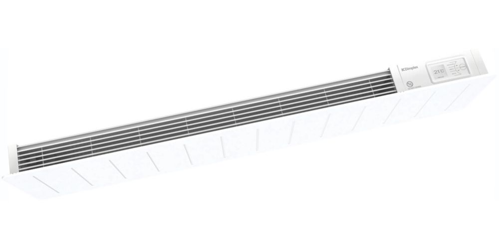 Dimplex Wall-Mounted Panel Heater White 1500W - Screwfix