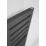 Terma 1360mm x 300mm 1317BTU Black Flat Designer Towel Radiator