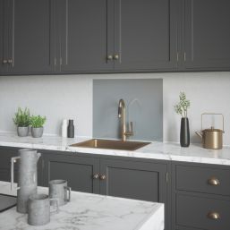 House Beautiful  Pewter Kitchen Splashback 900mm x 750mm x 6mm