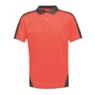 Regatta Contrast Coolweave Polo Shirt Classic Red/Black Medium 42.5" Chest