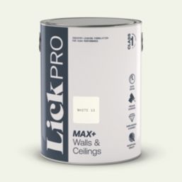 LickPro Max+ 5Ltr White 11 Eggshell Emulsion  Paint