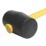 Thor 957FG Black Rubber Mallet  2 1/2lb (1.2kg)