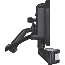 Luceco Castra Smart Outdoor LED Floodlight With PIR Sensor Black 20W 2000lm