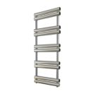 Time 1275mm x 500mm 2493BTU Silver Flat Designer Towel Radiator