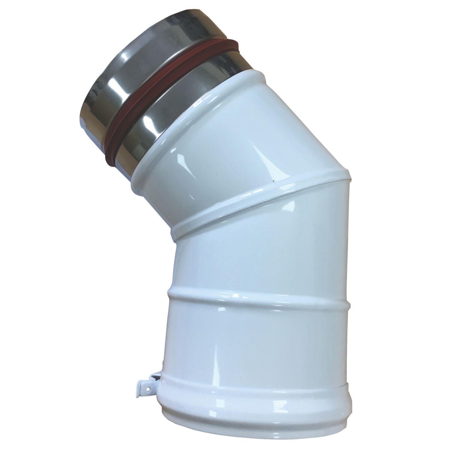 Grant Orange Conventional Elbow 45° White (347KP)