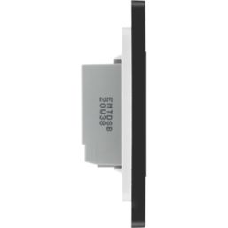 British General Evolve 1-Gang 2-Way LED Single Secondary Trailing Edge Touch Dimmer Switch  Black Chrome