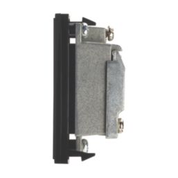 Contactum Media Modular Female Coaxial TV Socket Black