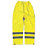 Tough Grit  Hi-Vis Waterproof Trousers Elasticated Waist Yellow / Navy Medium 40" W 31" L