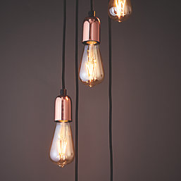 Quay Design Hansen LED 5-Light Pendant Copper 10W 210lm
