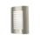 Zink Sigma Outdoor Wall Light Fitting With PIR Sensor Stainless Steel