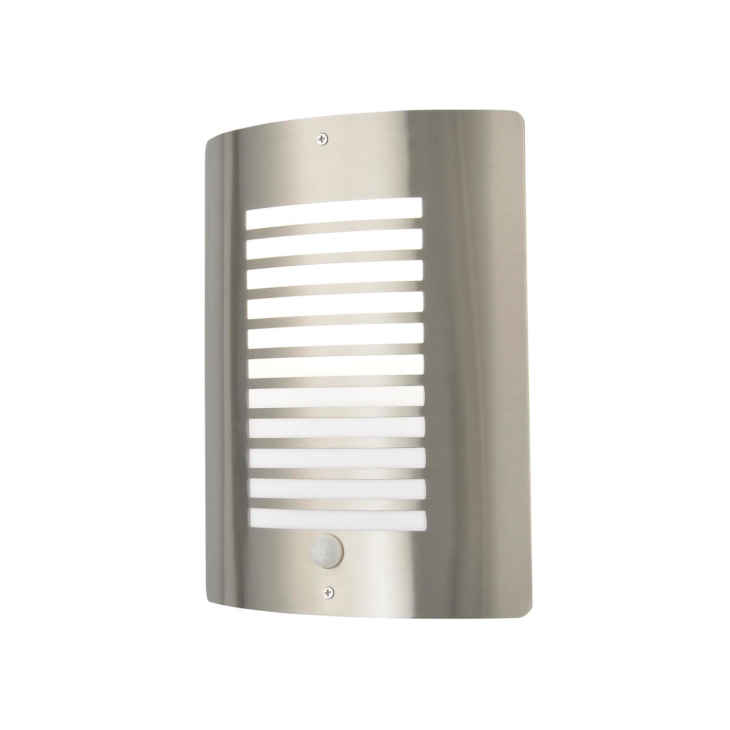 Zink Sigma Outdoor Wall Light Fitting With PIR Sensor Stainless Steel (347VJ)