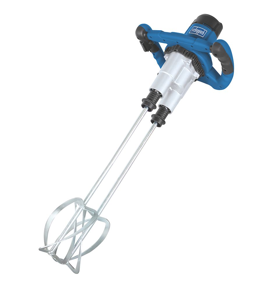 Scheppach PM1800D 1800W Electric Dual Paddle Mixer 230V Screwfix