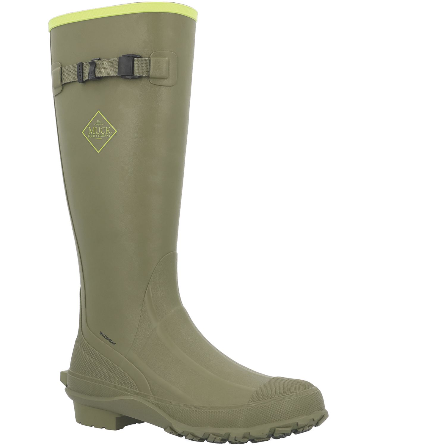 Muck Boots Harvester Size 4 Olive Non Safety Wellies (347YG)