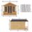 Mercia Premium Wessex 7' 6" x 9' 6" (Nominal) Apex Timber Summerhouse