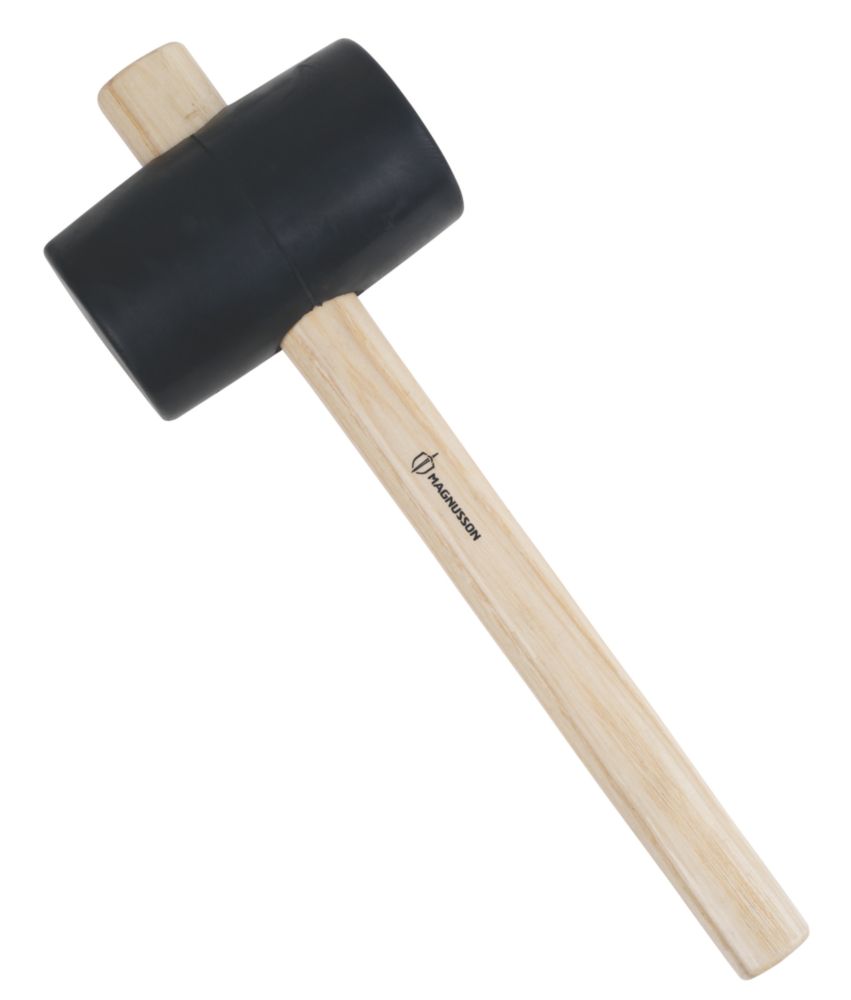 Magnusson  Ash Wood Handle Rubber Mallet 24oz (0.68kg)