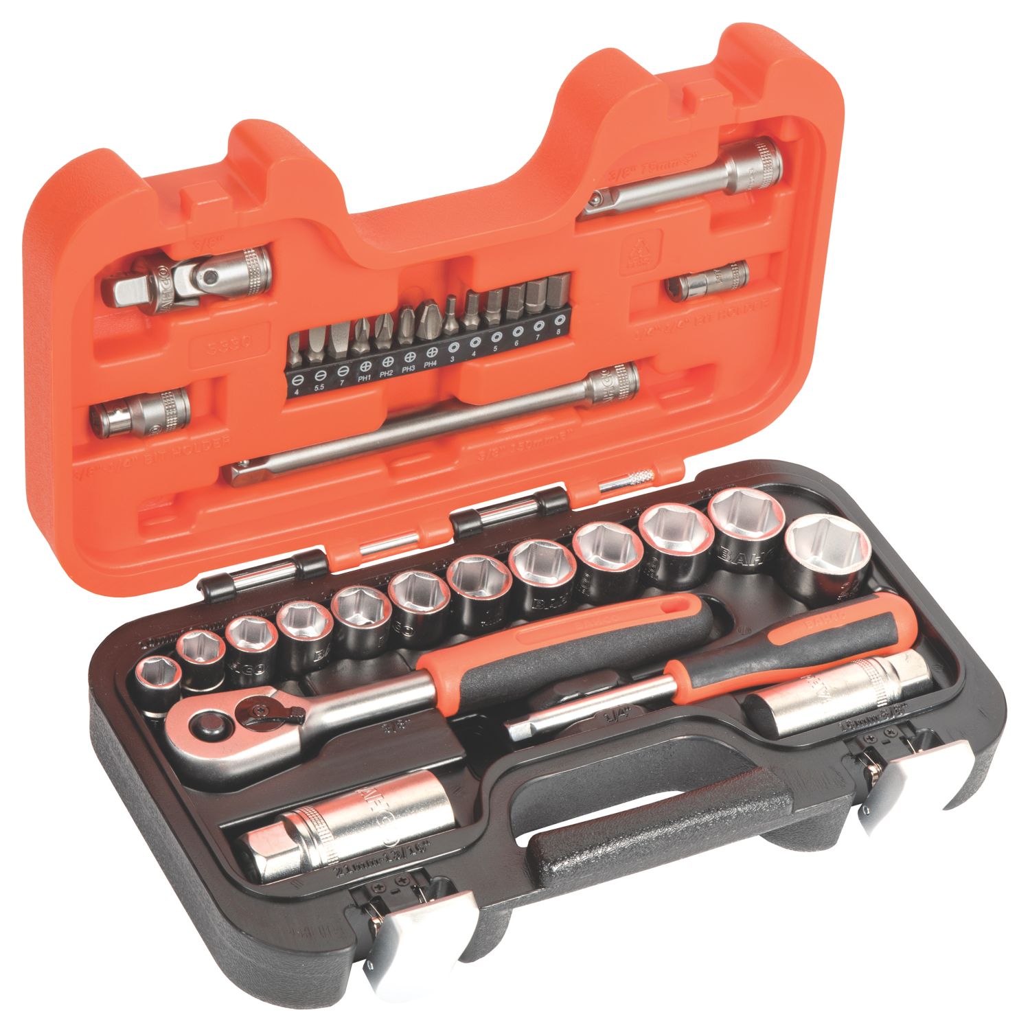 Bahco S330 Mixed Drive Socket Set 33 Pcs (34826)