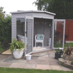 Shire Barclay 10' x 10' (Nominal) Pent Shiplap T&G Timber Summerhouse