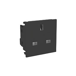 LAP  13A Unswitched Modular Socket Black