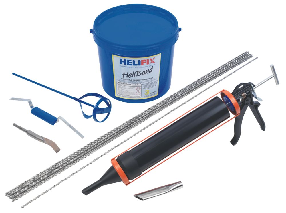 Helifix Crack Repair Stitching Products to Stabilise Cracked