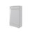 Ohio Bathroom Furniture WC Unit Grey Gloss 501mm x 252mm x 830mm