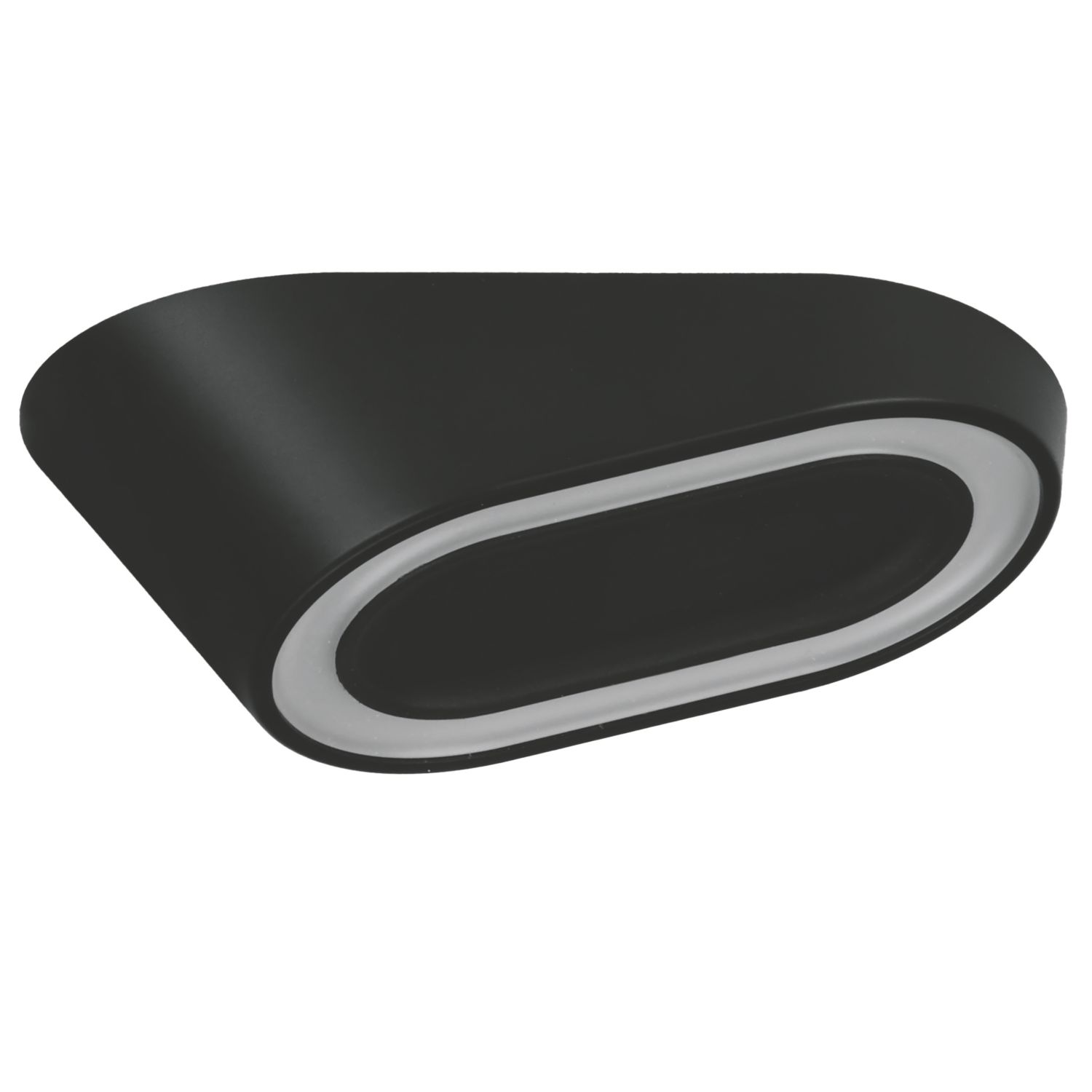 4lite Hampton Wedge LED Black Cool White Under Cabinet Light Without Bezel 2.5W 85lm (348AX)