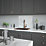 House Beautiful Calacatta White & Grey Kitchen Splashback 900mm x 750mm x 6mm
