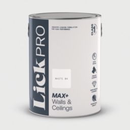 LickPro Max+ 5Ltr White 04 Matt Emulsion  Paint