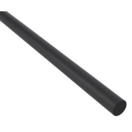 Rothley Decorative Rail Matt Black 1219mm x 25mm