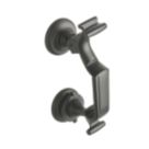 Hardware Solutions Door Knocker Doctor Matt Black 85mm x 176mm